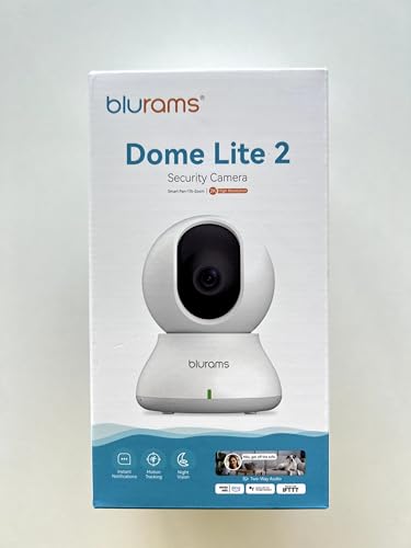 blurams Pet Camera 2K, Indoor Cameras, Dog Camera, 360° Home Security Cameras, Color Night Vision, Motion Tracking, 2-Way Talk, Cloud&SD, APP Control, Works with Alexa